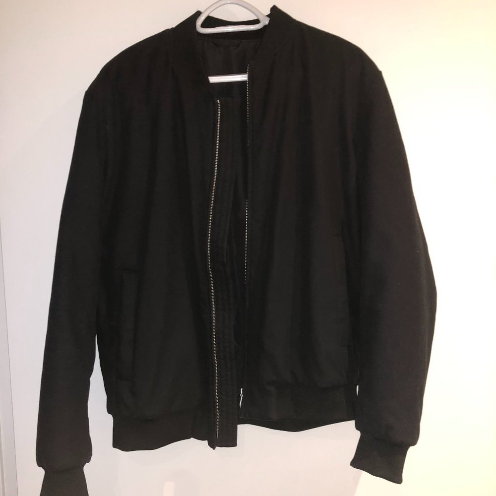 COS Black Bomber Jacket